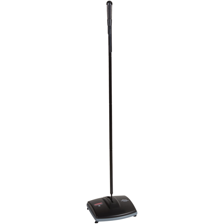 This 6.5" single-action sweeper delivers efficient floor cleaning in tight spaces and under furniture with minimal effort. Built from durable galvanized steel and tough ABS plastic with soft rubber wheels for smooth gliding on any surface. Compact design features an easy-to-empty tray and protective bumper–one per unit.