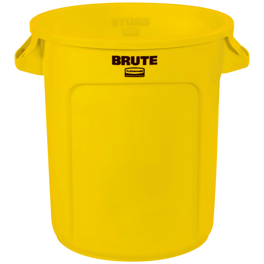 The Rubbermaid Brute 10-gallon heavy-duty waste container delivers industrial-grade durability for busy commercial and industrial facilities. Its reinforced plastic construction resists dents, rust, and damage, while molded handles and vented side channels simplify daily waste collection and liner changes. Compact 17" 16" footprint maximizes floor space efficiency.