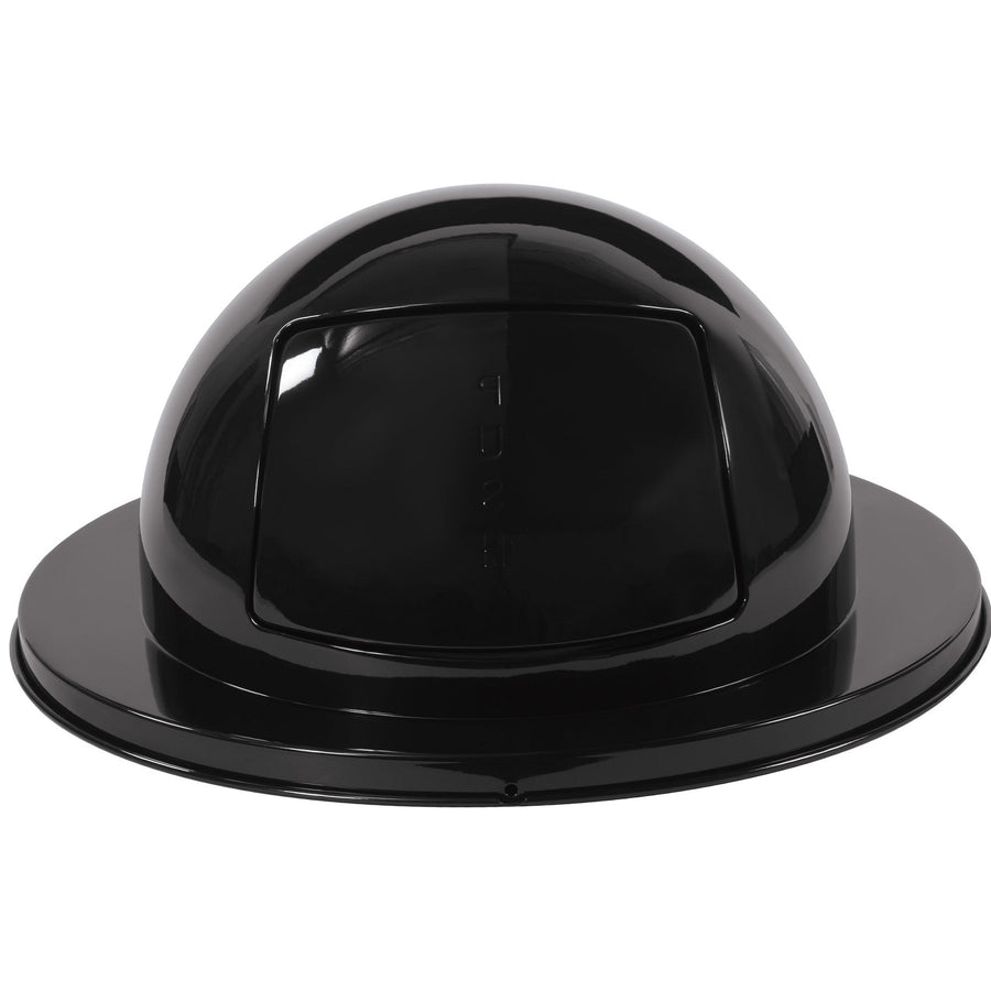 55 Gallon Black Steel Dome Lid 1 Each RUB355SDBL