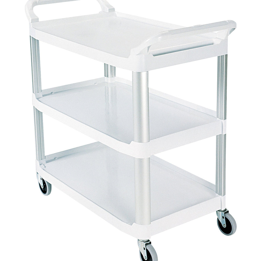 Rubbermaid® Service Cart - 41 x 20 x 38", White RUB441W