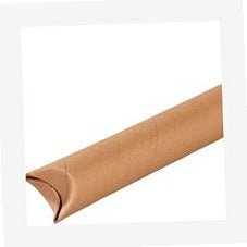 Poster & Print Mailing Tubes | 2 x 18 in Kraft Crimped End, 50/Case S2018K