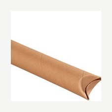 2x18 Kraft Crimped End Mailing Tubes 50/Case