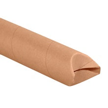 3x12 Kraft Crimped End Mailing Tubes 24/Case
