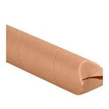 3x18 Kraft Crimped End Mailing Tubes 24/Case