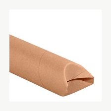 3x24 Kraft Crimped End Mailing Tubes 24/Case