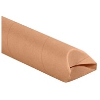 3x36 Kraft Crimped End Mailing Tubes 24/Case