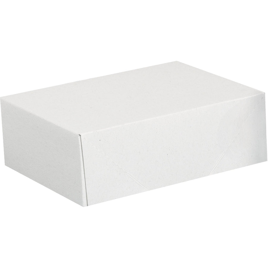 8.625x6.5x3 White Fibreboard Snap-Lock Folding Cartons 200/Case S5