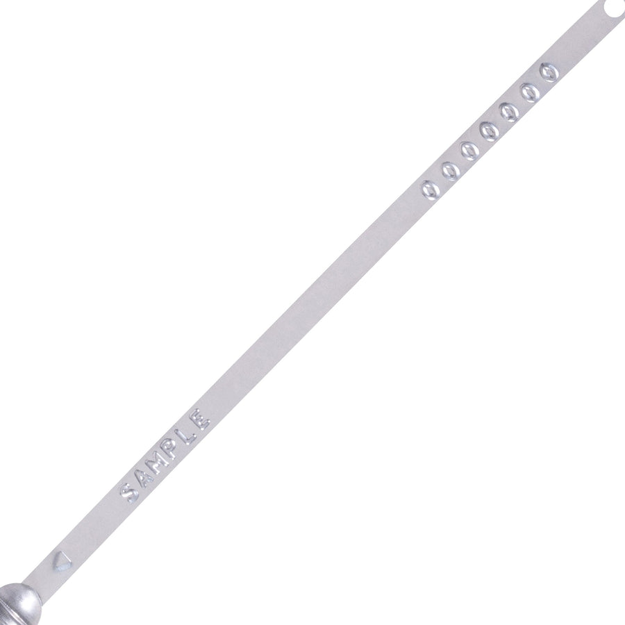 8.5 in Silver Plated Steel Tamper Evident Truck Seals 200/Case SE1040S