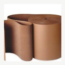 12 in x 650 ft B Flute Kraft Singleface Corrugated Roll Heavy Duty SF12BHD