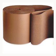 42 in x 250 ft B Flute Kraft Singleface Corrugated Roll