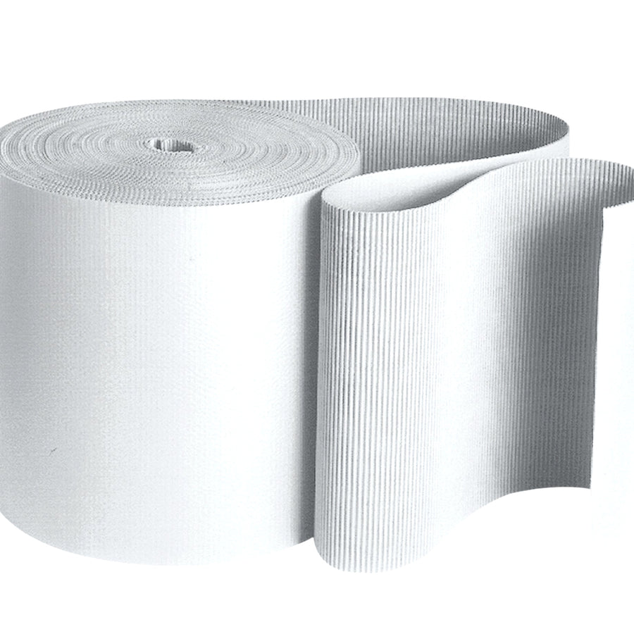 48 in x 250 ft White B-Flute Singleface Corrugated Roll SF48W