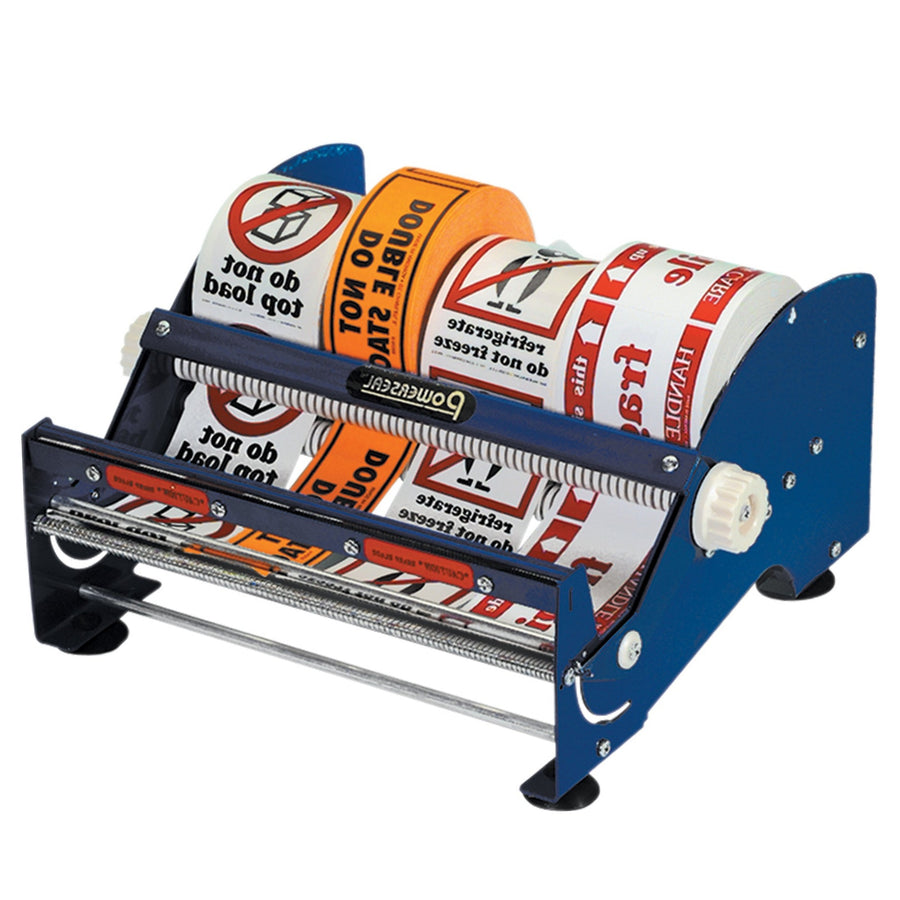 12 in Blue Steel Table Top Label Dispenser 1 Each SL9512 - alias listing