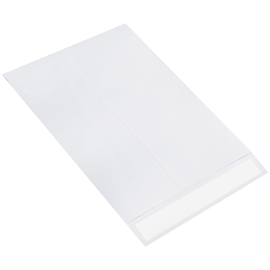 Industrial-grade 9x12" self-seal mailers built 6 times stronger than standard paper envelopes. Made from 26 lb. reinforced paper with mesh poly fibers for maximum durability and moisture resistance. Bulk case of 100 delivers consistent shipping protection and cost-efficiency for high-volume operations.