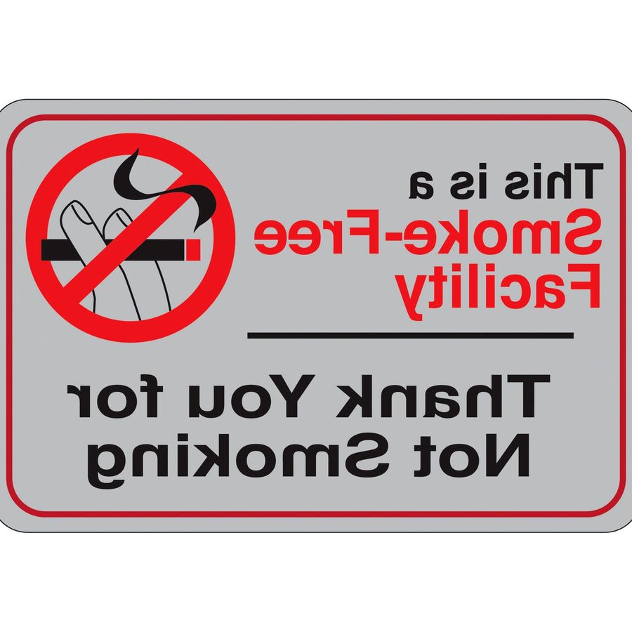 6x9 Smoke-Free Facility Sign 1 Each SN208