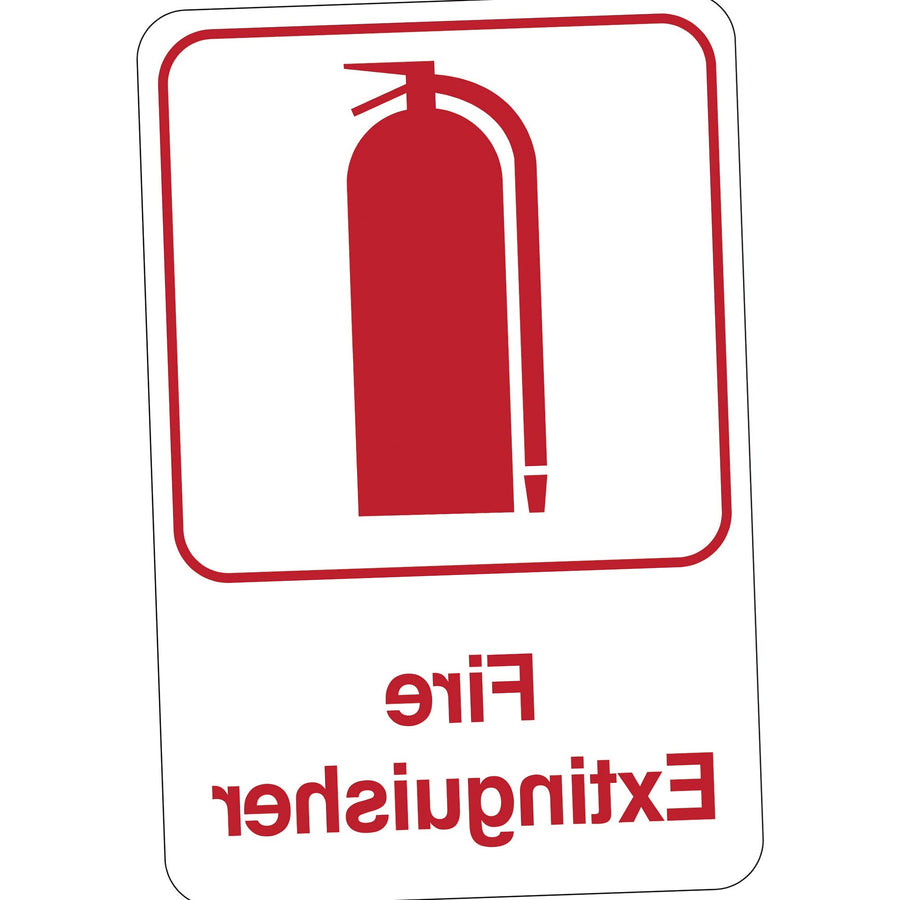 6x9 Plastic Fire Extinguisher Sign 1-Pack SN401