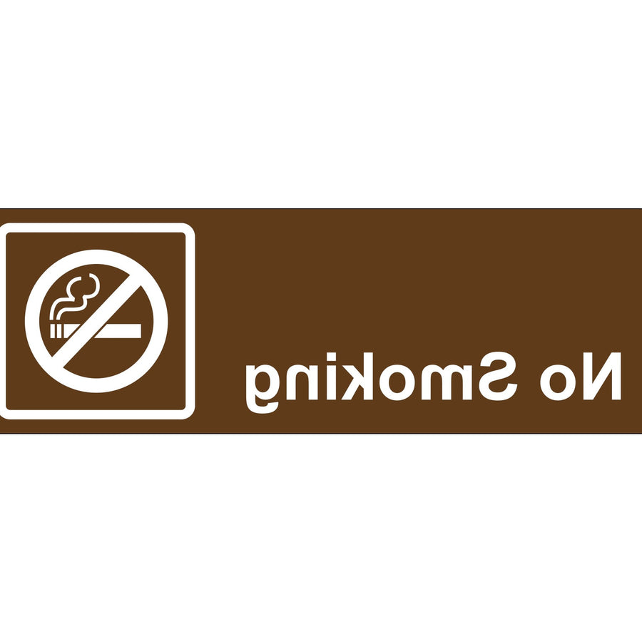 3x9 Acrylic No Smoking Door Sign 1 Each SN505