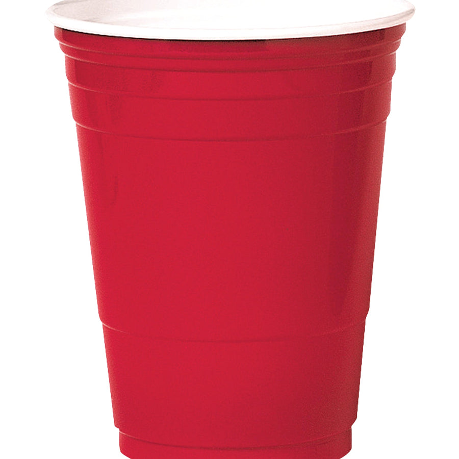 16 oz Red Solo Plastic Cups 1000/Case SOLO16R