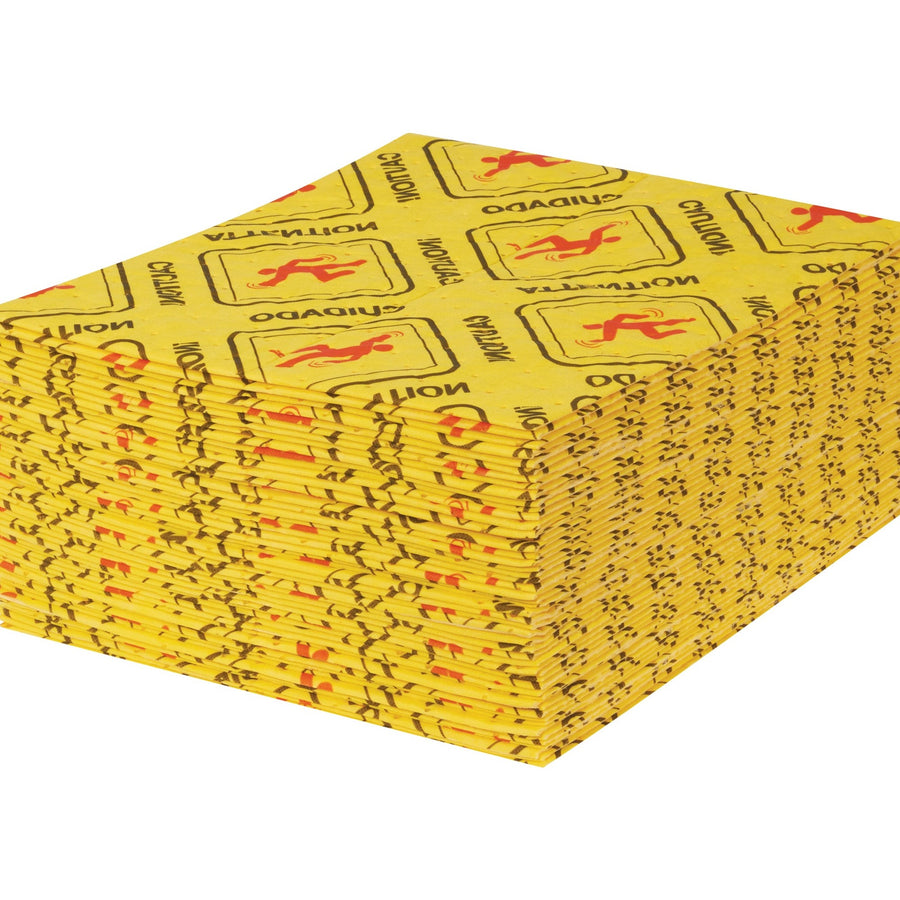 16x18 Polypropylene Hazmat Sorbent Pads 100/Case SORB580