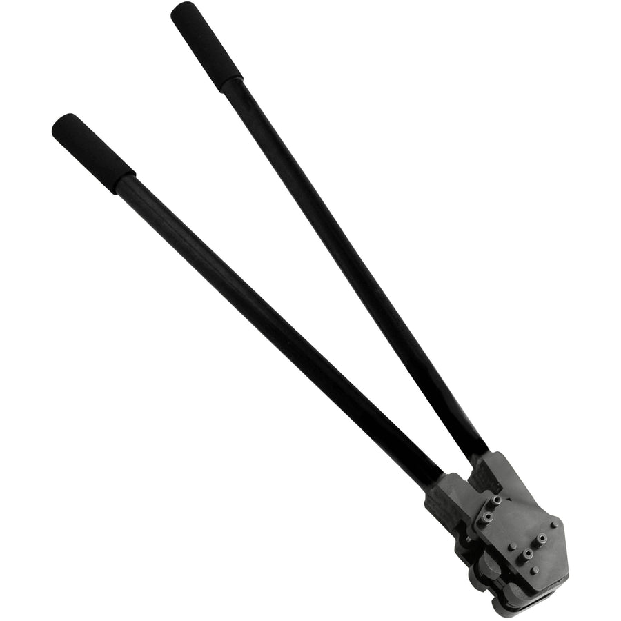 Heavy-duty 1 1/4" steel strapping sealer engineered for reliable, quick application of both open and closed seals on industrial packaging. High-tensile steel construction ensures maximum holding strength with minimal operator effort. Sold as 1 each.