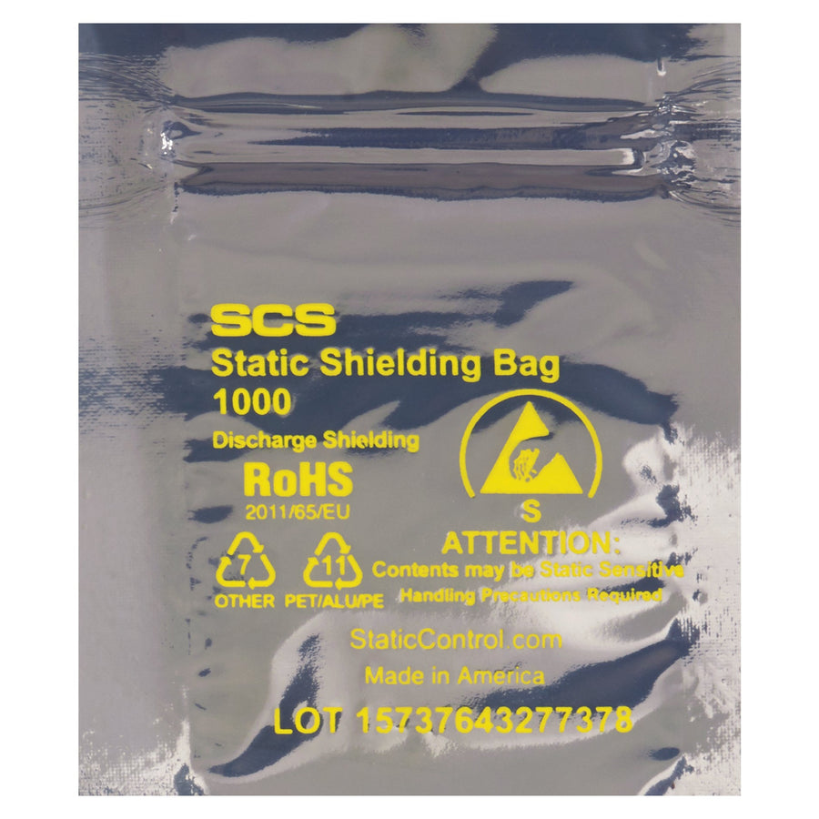 12x16 3.1 Mil Reclosable ESD Static Shielding Bags 100/Case STC338 - alias listing