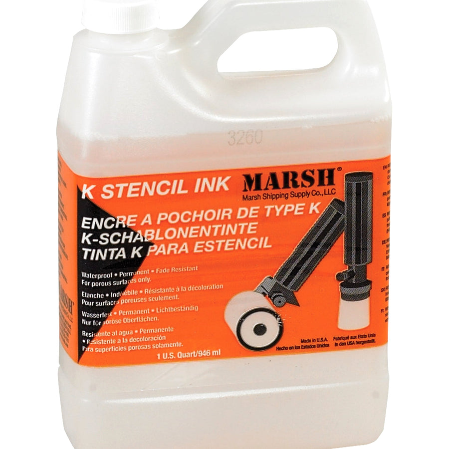 1 Quart K- Solvent & Cleaner for Porous Surface Ink 1 Each STMA47