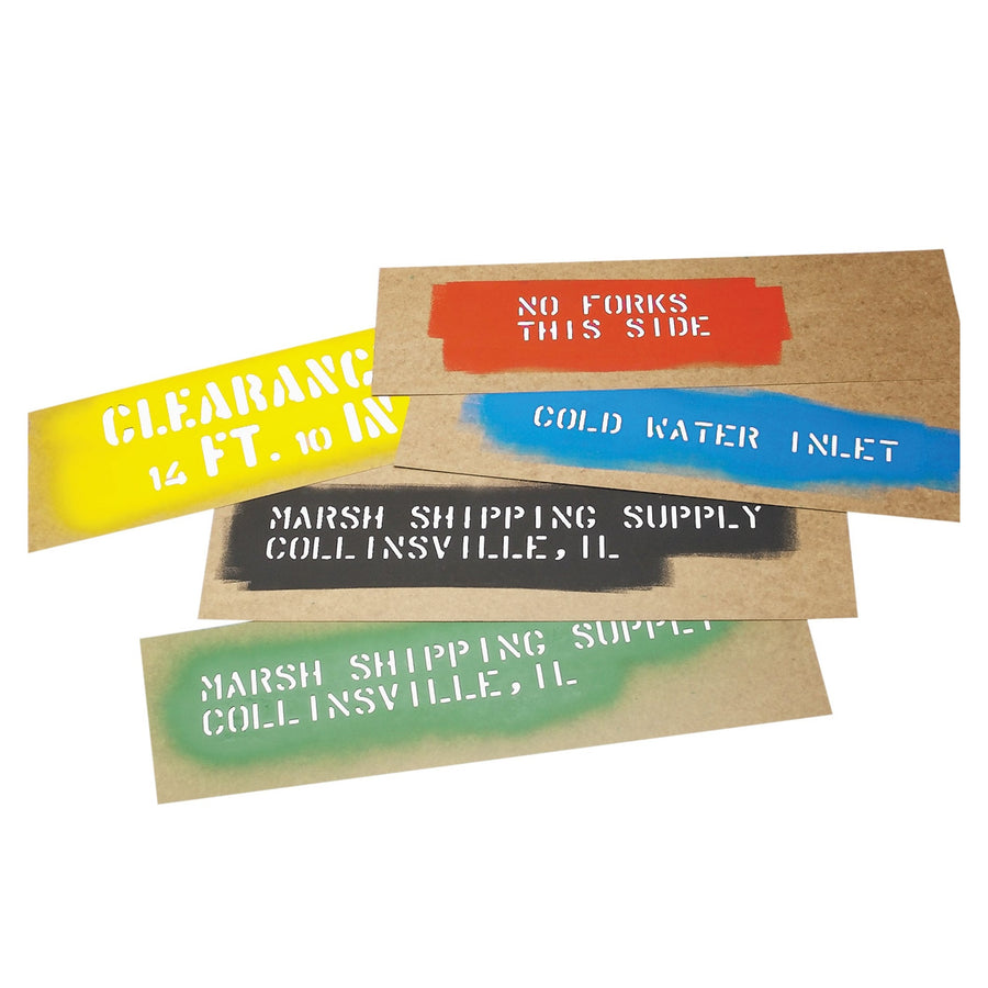 5x16 Oil Treated Paperboard Stencil Boards 1175/Case STOB0516