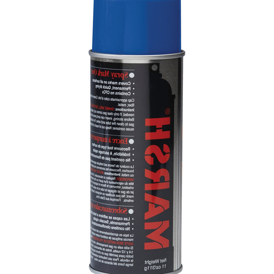 11 oz Blue Spray Stencil Ink Permanent Waterproof 12/Case STSBLU