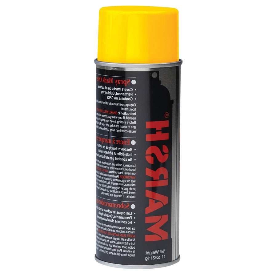 11 oz Yellow Spray Stencil Ink Permanent Waterproof 12/Case STSYEL