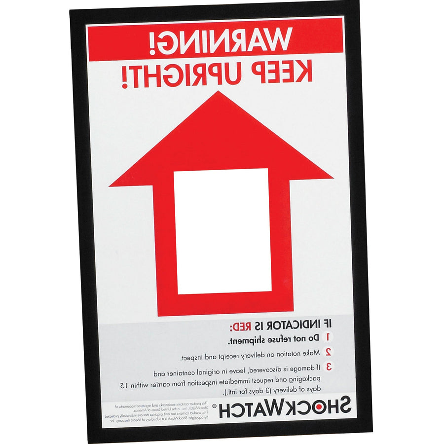 3.8 in TiltWatch XTR Companion Labels White/Red 200/Case STWCL