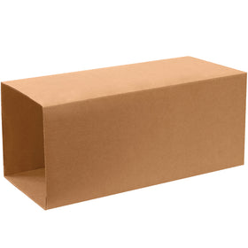 Adjustable two-piece telescoping inner boxes designed for tall and irregularly shaped items. 18" × 18" × 40" dimensions in ECT-32 kraft corrugated with full overlap bottom for added strength. Sold in bundles of 10–pair with T181840OUTER to complete your shipping solution.
