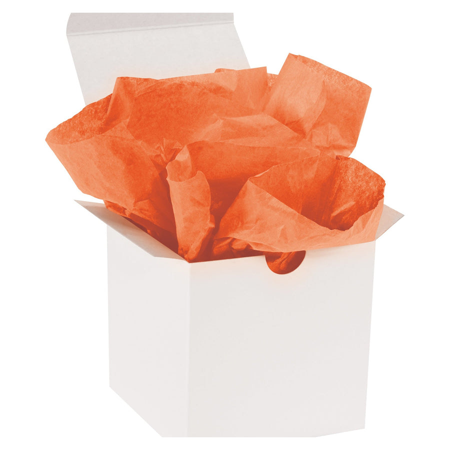 20x30 10 lb Orange Tissue Paper Sheets 480/Case T2030S