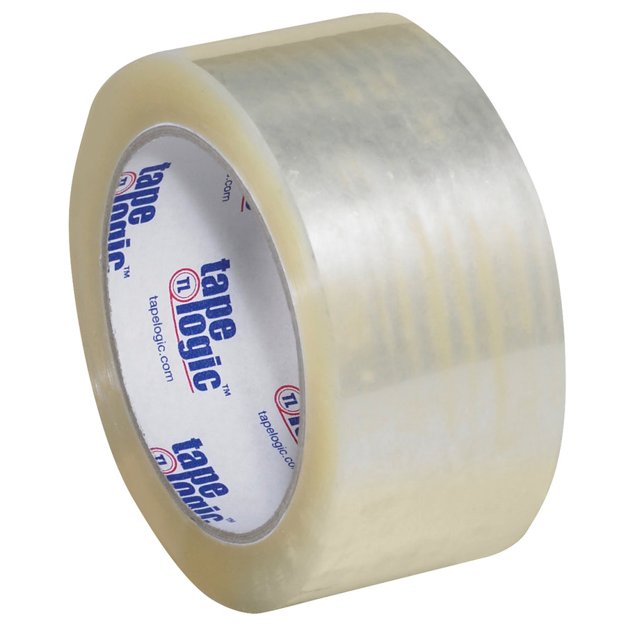 Tape Logic #1000 economy tape delivers cost-effective sealing for repetitive, high-volume packaging operations. This 2" x 55 yds clear tape features 3.0 mil polypropylene construction with hot melt adhesive for quiet, easy unwind and superior performance on irregular or over-stuffed cartons. Each case includes 6 rolls for continuous packing line productivity.