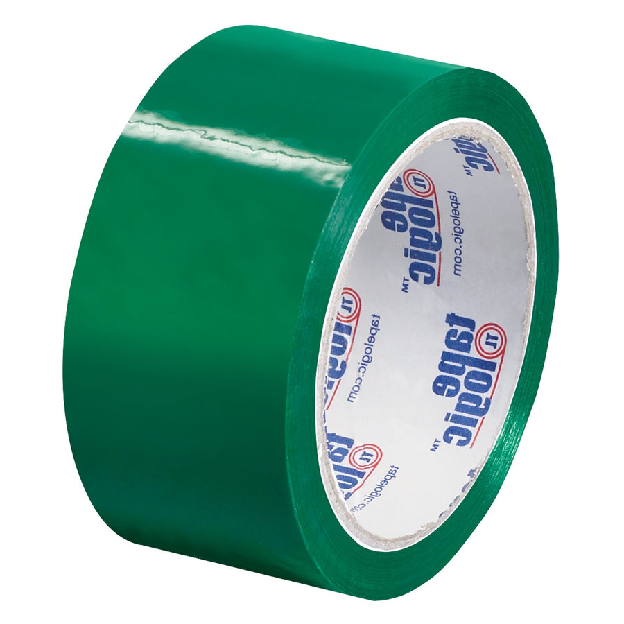 2 in x 55 yd Green Carton Sealing Packing Tape 36/Case T90122G