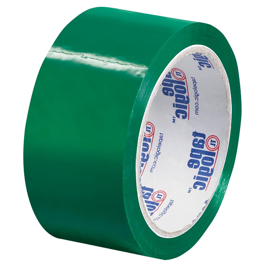 2 in x 55 yd 2 Mil Green Carton Sealing Packing Tape 18-Pack T90122G18PK