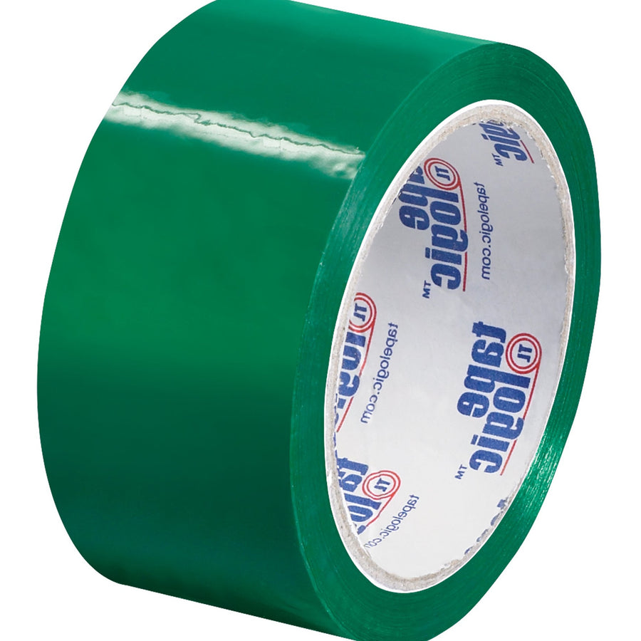 2 in x 55 yd 2 Mil Green Carton Sealing Packing Tape 6-Pack T90122G6PK