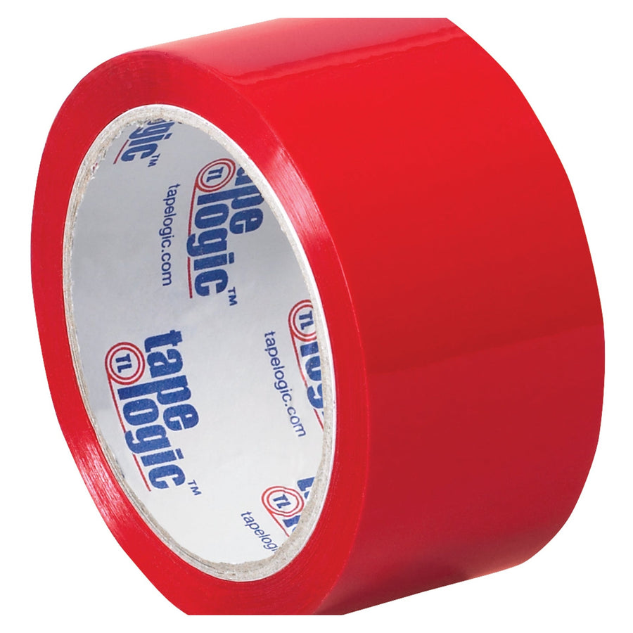 2 in x 55 yd 2 Mil Red Carton Sealing Packing Tape 6-Pack T90122R6PK