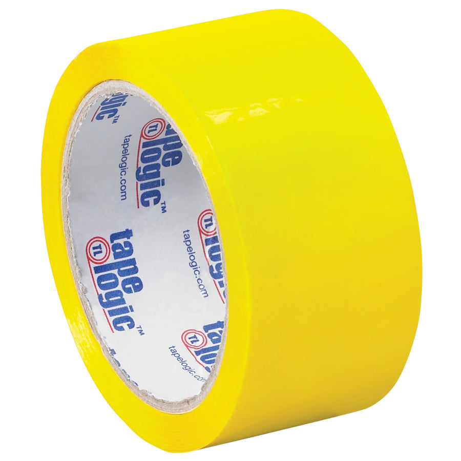 Premium 2.2 mil yellow carton sealing tape designed for packing line supervisors who need reliable, color-coded shipment identification. Each case includes 18 rolls of 2" x 55 yds tape with strong acrylic adhesive that bonds instantly to corrugated boxes. Dispenser-ready and core-compatible with standard industrial tape equipment.