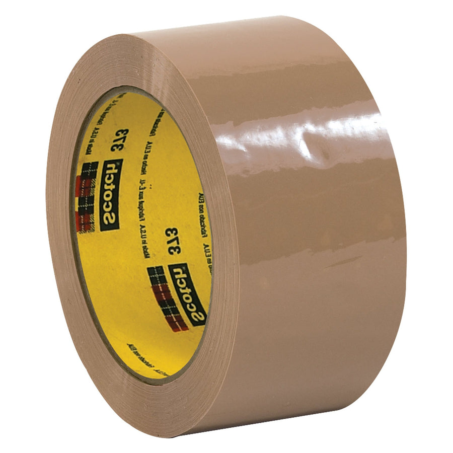 2 in x 55 yd 5 Mil Tan Carton Sealing Packing Tape 6/Case T901373T6PK
