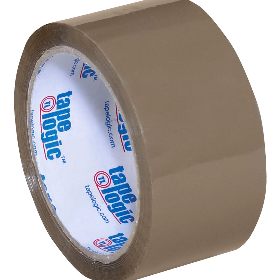 2 in x 55 yd 2.0 Mil Tan Acrylic Carton Sealing Tape 36/Case T901400T