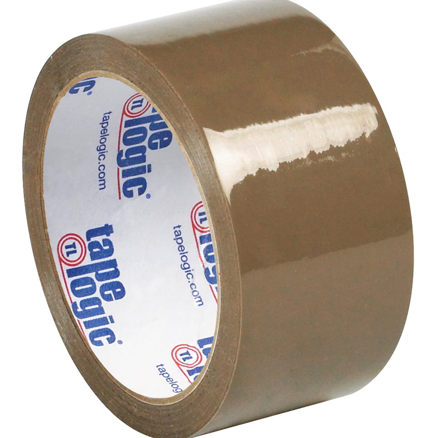 2 in x 55 yd Tan Natural Rubber Carton Sealing Tape 6-Pack T90153T6PK
