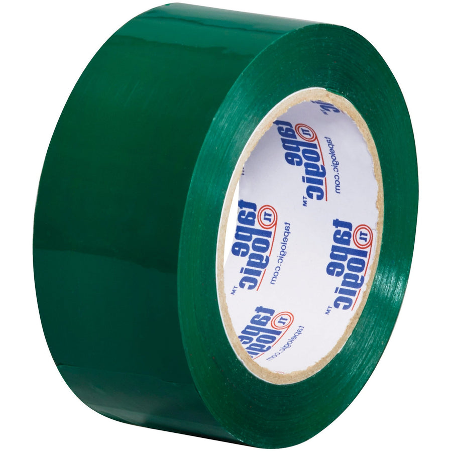 2 in x 110 yd 2 Mil Green Carton Sealing Packing Tape 18/Case T90222G18PK