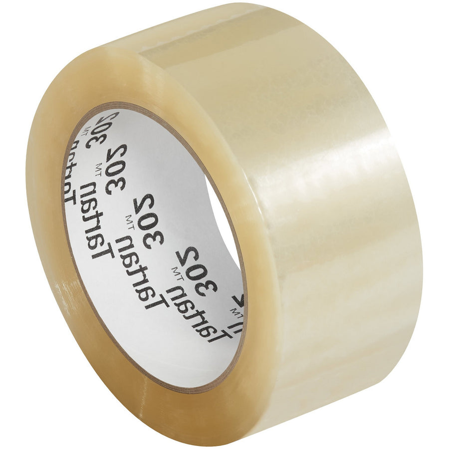 2 in x 110 yd 1.6 Mil Clear Tartan™ 302 Box Sealing Tape 36/Case T902302