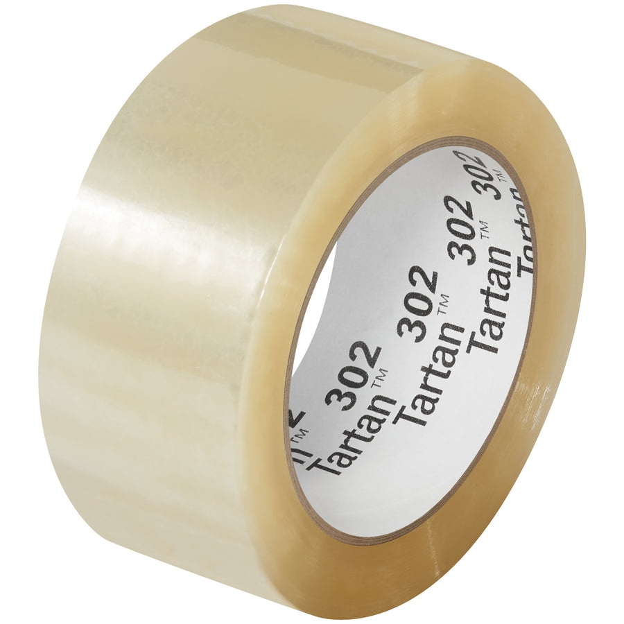 Tartan™ 302 clear box sealing tape delivers quiet, reliable case closure on white cartons with excellent clarity and zero discoloration. 2" x 110 yds rolls, 1.6 mil polypropylene with acrylic adhesive. Sold by the case (36 rolls) for high-volume packing lines.