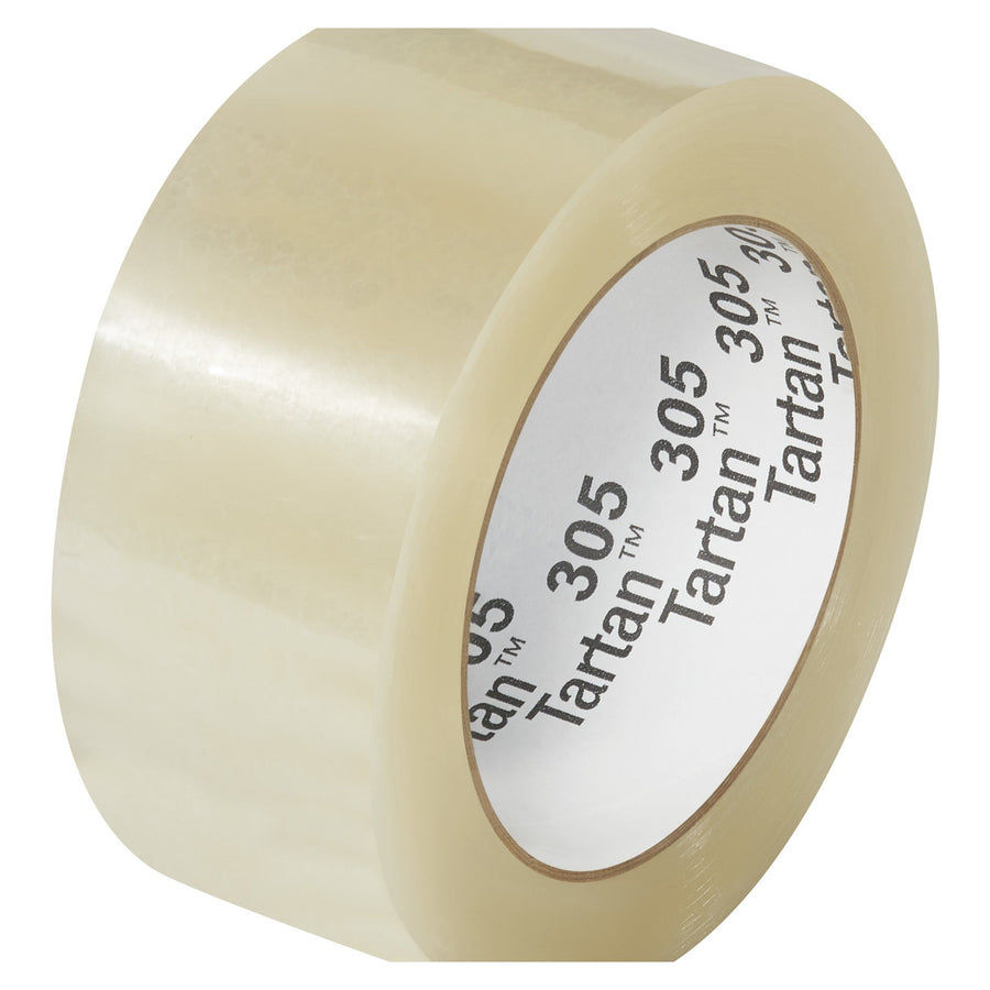 2 in x 110 yd 1.8 Mil Clear Tartan™ 305 Box Sealing Tape 36/Case T902305
