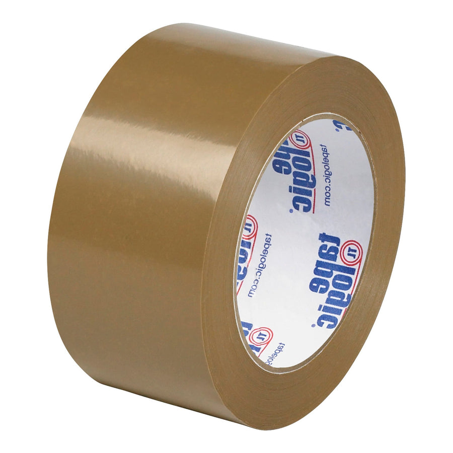 2 in x 110 yd 1.9 Mil Tan Natural Rubber Carton Sealing Tape 36/Case T90250T