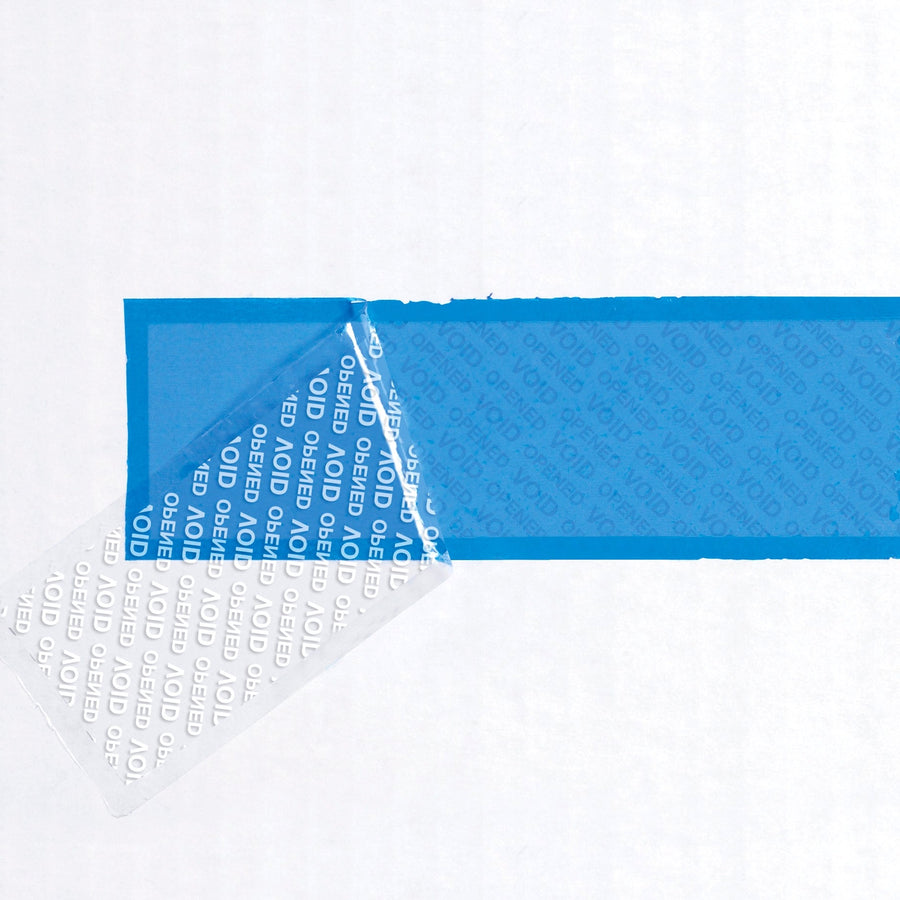 5 3/4 in 3.9 Mil Blue Tamper Evident Security Tape 24/Case T90257BE