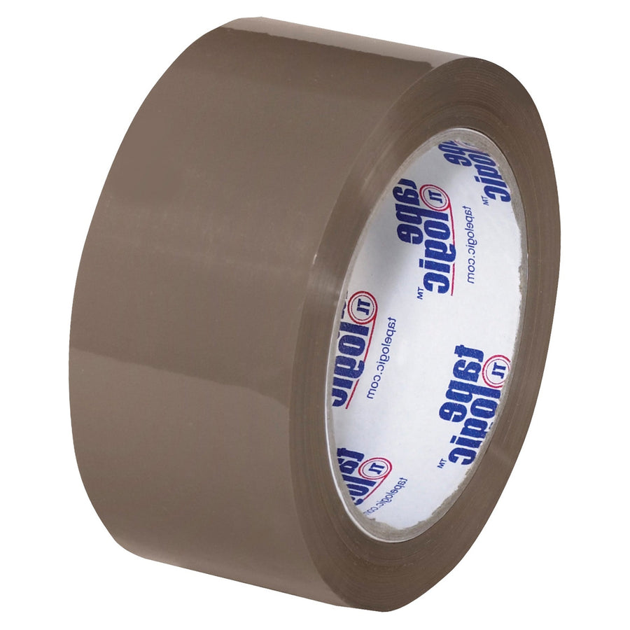 2 in x 110 yd 1.6 Mil Tan Hot Melt Economy Carton Sealing Tape 36/Case T902600T