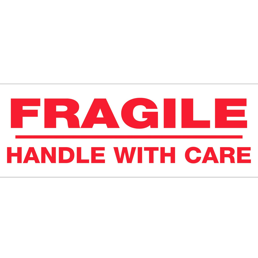 2 in x 110 yd 2.2 Mil Fragile Handle With Care Carton Sealing Tape 36/Case T902P02