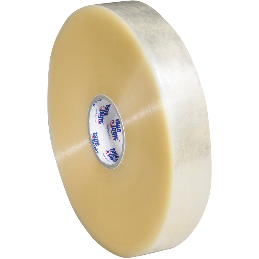 Tape Logic #900 economy carton sealing tape delivers strong, quiet sealing for high-volume packing lines. This 2" x 1000 yds hot melt tape (2.5 mil) adheres reliably to film and irregular shapes, with a 38 lb/in tensile strength. Buy by the case‚6 rolls of machine-length shipping tape ready for your dispenser.