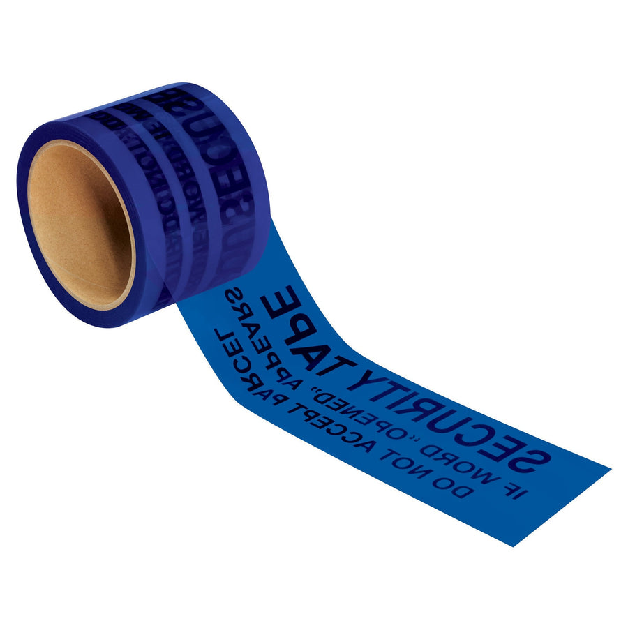 3 in x 60 yd 2.5 Mil Blue Tamper Evident Tape T90460BE1PK
